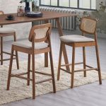 MISAKI Rattan Backrest Bar Chair-2 Colors - Image 5