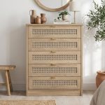 NOKA 5 Drawers Chest-Oak