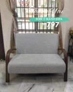 KOBE 123 Seater Bent Wood Sofa-Grey - Image 11