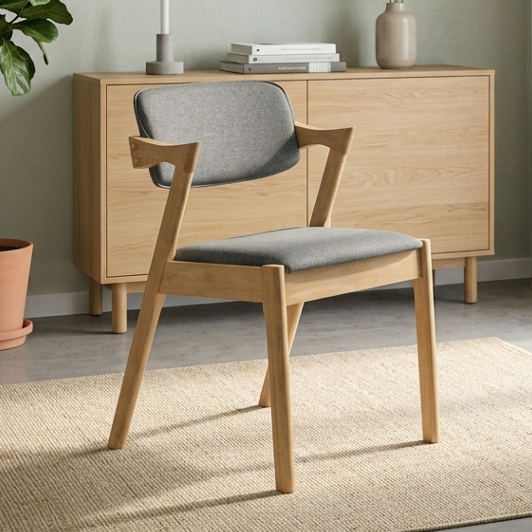 TEXAS CHAIR NTR TEXAS Solid Wood Dining Chair-Beech - Image 1
