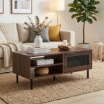 DALLAS 100cm Coffee Table-Walnut
