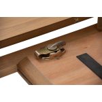 WOVEN 150+45cm Butterfly Extension Dining Table-Oak - Image 10