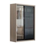 BENONI 4'x6' Sliding Door Wardrobe-2 Colors - Image 2