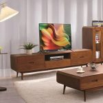 PAGAN 200cm 5 Drawers Wooden TV Cabinet-Walnut - Image 2
