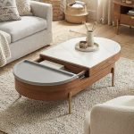 GRISELDA 120cm Oval Shaped Coffee Table