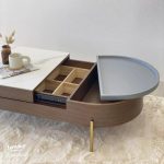 GRISELDA 120cm Oval Shaped Coffee Table - Image 4