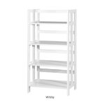 MATES 4 Tier Solid Wood Bookcase-4 Colors - Image 5