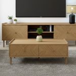 REBEKAH 105cm Coffee Table-Oak - Image 2
