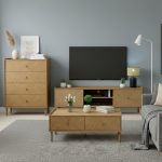 REBEKAH 160cm TV Cabinet-Oak - Image 2
