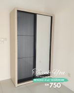 BENONI 4'x6' Sliding Door Wardrobe-2 Colors - Image 5