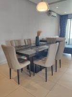 C203A PU Cushion Dining Chair-Grey - Image 8