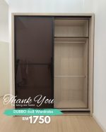 DUBBO 6'x8' Sliding Door Wardrobe-3 Colors - Image 7