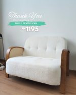 ELLIS Bentwood 3 Seater Sofa-3 Colors - Image 5