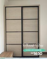 TEMORA 5'x8' Sliding Door Wardrobe-3 Colors - Image 5