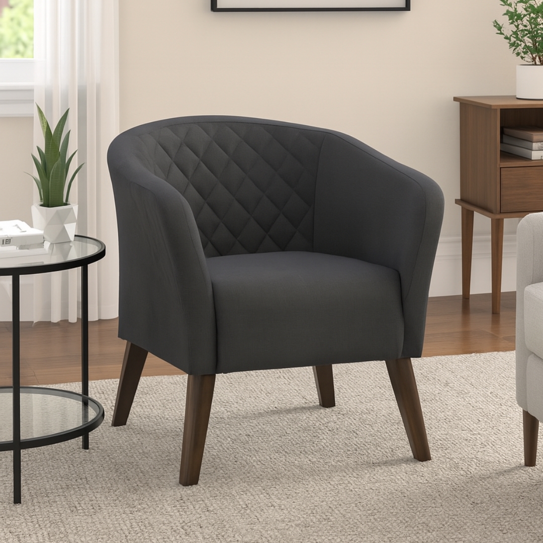 231324 RAY RAYMOND Lounge Chair-Grey - Image 1