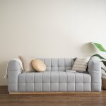 MONROS 3 Seater Pet Friendly Sofa-Grey - Image 4