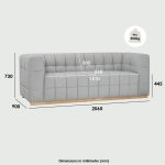 MONROS 3 Seater Pet Friendly Sofa-Leaf Green - Image 17