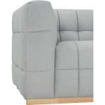 MONROS 3 Seater Pet Friendly Sofa-Grey - Image 7