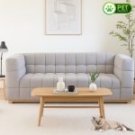 MONROS 3 Seater Pet Friendly Sofa-Grey