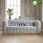 MONROS 3 Seater Pet Friendly Sofa-Grey