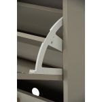 LAGOS Space Saver Shoe Cabinet-Pastel Grey - Image 15