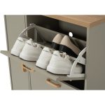 LAGOS Space Saver Shoe Cabinet-Pastel Grey - Image 17