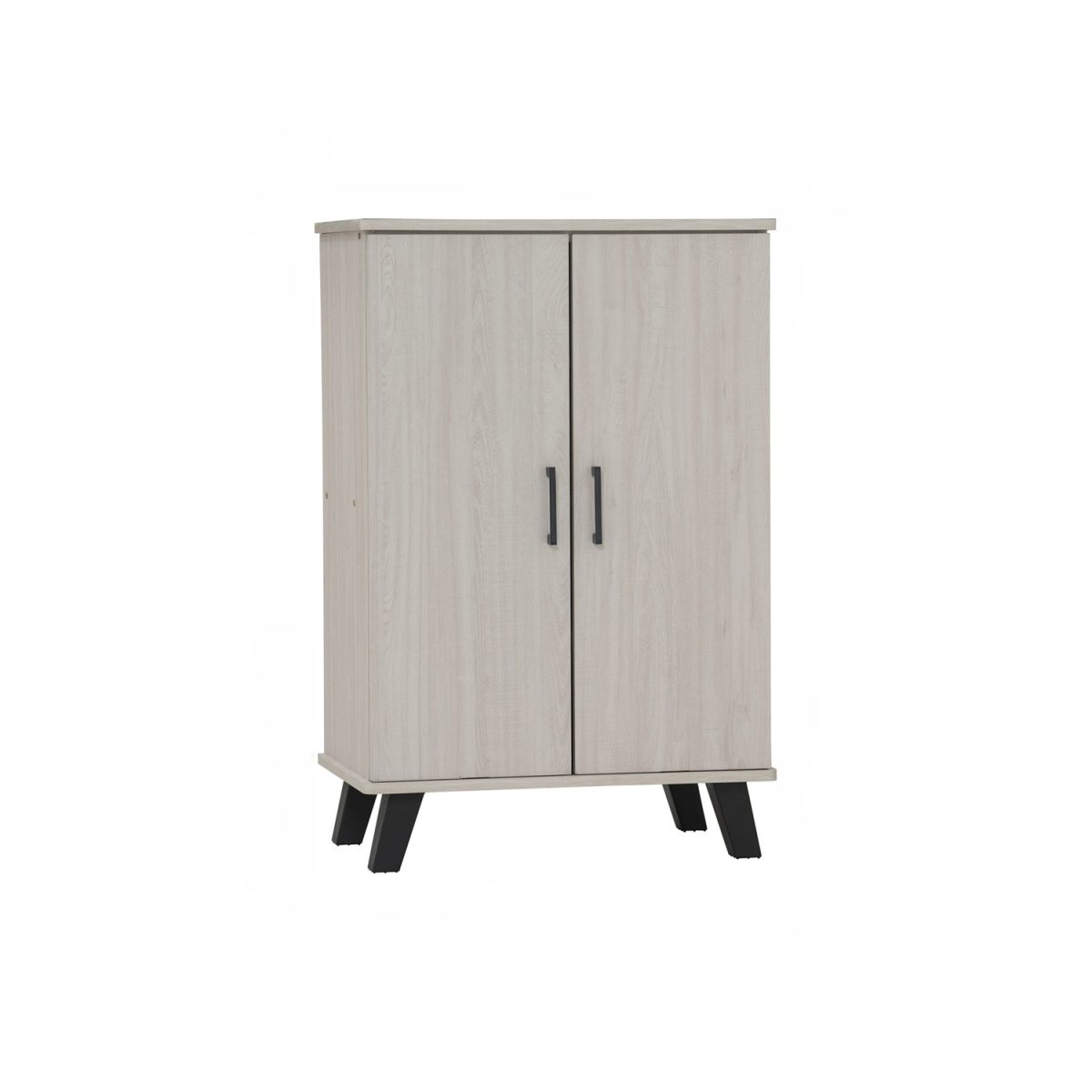 EVERETT 2 Door Shoe Cabinet-Light Oak - Image 2