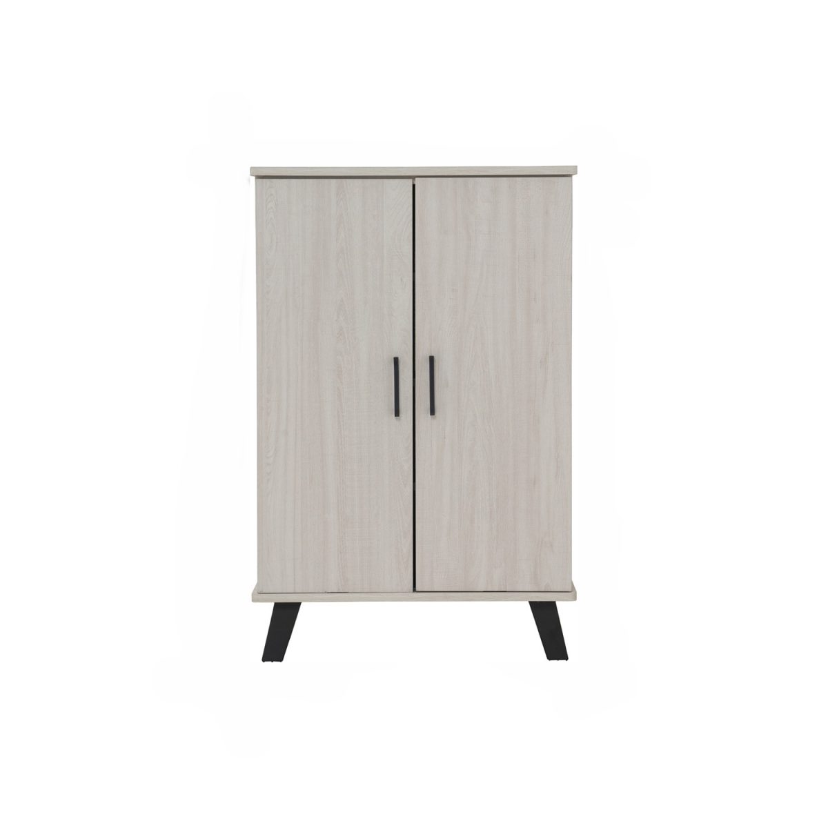 EVERETT 2 Door Shoe Cabinet-Light Oak - Image 3