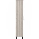 EVERETT 2 Door High Shoe Cabinet-Light Oak - Image 6