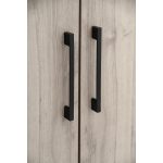 EVERETT 2 Door High Shoe Cabinet-Light Oak - Image 9