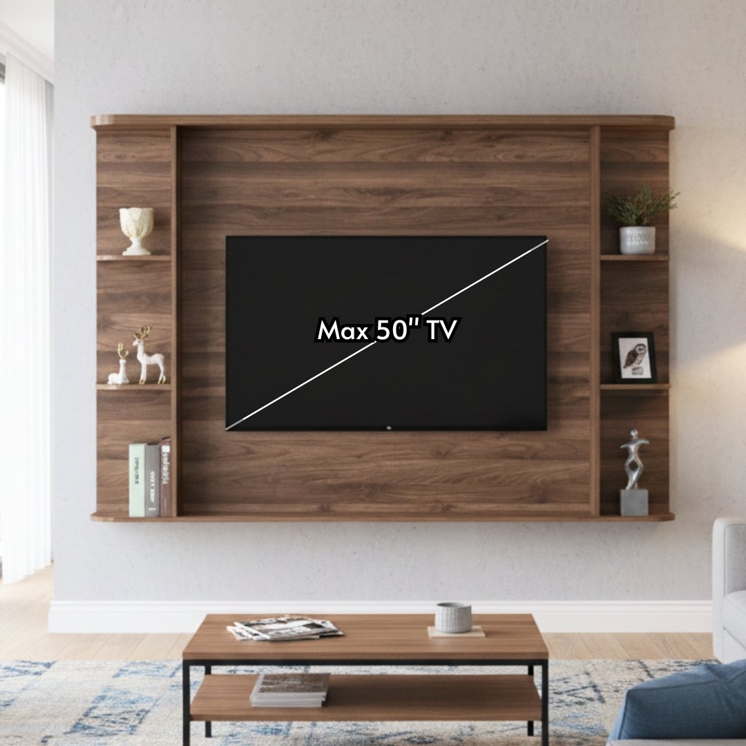 ARCHI 180CM MAIN-5 ARCHI 180cm Wall Mounted TV Wall Cabinet-Walnut - Image 1