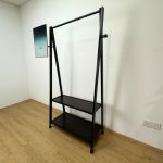 ATSUTA Wooden A-Shaped Garment Rack-Cappuccino - Image 5