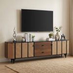 AYANA 180cm Rattan TV Cabinet