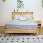 OGAKI Queen Full Solid Wood Bed Frames-Natural - Image 6