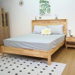 OGAKI Queen Full Solid Wood Bed Frames-Natural - Image 9