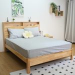 OGAKI Queen Full Solid Wood Bed Frames-Natural - Image 12