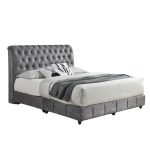 EDNA Queen & King Size Divan Bed Frame-2 Colors - Image 5