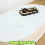 ELENA 130cm Sintered Stone Coffee Table-Cream - Image 6