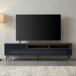 GLINDA 180cm High Gloss TV Cabinet-Black