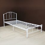 JADIS Single Size Metal Bed Frame-White - Image 2
