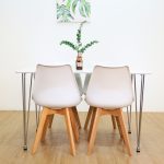 JAXONO 4 Seater Dining Set-White - Image 3