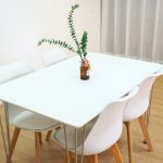 JAXONO 4 Seater Dining Set-White - Image 4