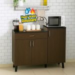 VUTO 3 Door 1 Drawer Melamine Top Base Kitchen Cabinet-2 Colors - Image 2
