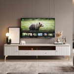 LOLLY 200cm Ceramic Top TV Cabinet-White