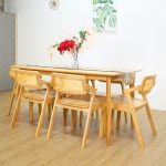 MIDNA 6 Seater Dining Set-Solid Seat - Image 5