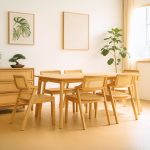 MIDNA 6 Seater Dining Set-Solid Seat - Image 2