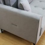 MERLINDA 3 Seater Pet Friendly Sofa-Grey - Image 7