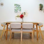 MIDNA 6 Seater Dining Set-Cushion Seat - Image 5