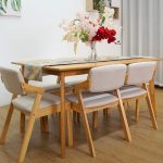 MIDNA 6 Seater Dining Set-Cushion Seat - Image 3