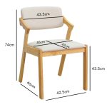 [Package] LARRIE 120CM 2 In 1 Wooden Study Set-Natural - Image 7